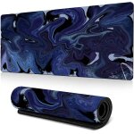 Tapis de souris de jeu xl abstrait bleu 80 x 30 cm fantaisie abstrait bleu avec base antid��rapante, ...