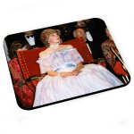 Tapis de souris lady diana princesse angleterre robe de bal famille royale