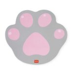 Tapis de souris legami kitty - forme patte de chat, surface pvc anti - poussi�re et base antid�rapante ...