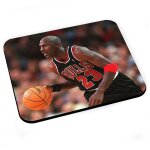 Tapis de souris michael jordan maillot noir chicago bulls goat basketball