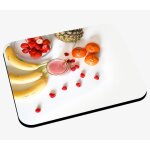Tapis de souris nature morte fruitée smoothie paille bananes fraises framboises ananas clémentines oranges ... Tapis de souris nature morte fruitée smoothie paille bananes fraises framboises ananas clémentines oranges ...