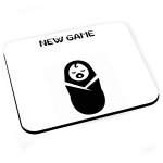 Tapis de souris new game bebe jeux video gaming humour drole Tapis de souris new game bebe jeux video gaming humour drole