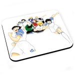 Tapis de souris olive et tom equipe captain tsubasa manga cartoon football