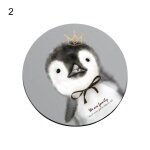 Tapis de souris pratique, ornement exquis, pour ordinateur portable, ultra fin, tanche, rond, pour le ...