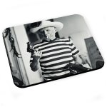 Tapis de souris pablo picasso pistolet photo vintage artiste peintre