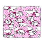 Tapis de souris personnalise avec bord verrouillable, carr, pour pc gamer, base en caoutchouc antiderapante, ...