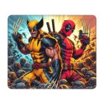 Tapis de souris personnalise deadpool wolverine cartoon manga, tapis de souris en caoutchouc antiderapant ...
