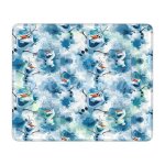 Tapis de souris personnalise frozen olaf elsa manga gaming, base en caoutchouc antiderapante, bord verrouill�, ...
