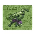 Tapis de souris personnalise hulk avec bord verrouillable, impermeable, pour pc, gamer, base en caoutchouc ...
