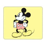 Tapis de souris personnalise mickey mouse minnie, antiderapant, en caoutchouc, avec bords cousus durables, ...