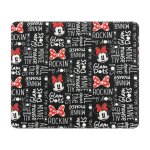 Tapis de souris personnalise mickey mouse minnie bows anime gamer avec base en caoutchouc antiderapante ...