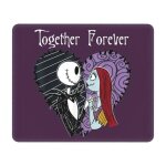 Tapis de souris personnalise pour pc gamer, base en caoutchouc antiderapante, halloween, jack skellington, ...