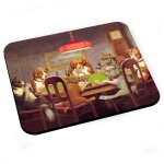 Tapis de souris poker jeu de carte cassius marcellus coolidge peinture chiens Tapis de souris poker jeu de carte cassius marcellus coolidge peinture chiens