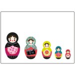 Tapis de souris poup�es russes by cbk