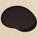 Tapis de souris avec protection de poignet pour ordinateur portable, repose - poignet confortable, noir ...