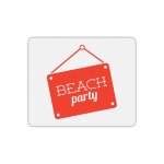 Tapis de souris rectangle imprim� beach party