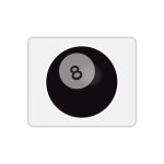 Tapis de souris rectangle imprim� boule billard