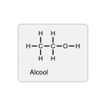 Tapis de souris rectangle imprim� chimie alcool