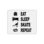 Tapis de souris rectangle imprim� eat sleep skate