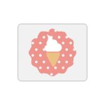 Tapis de souris rectangle imprim� glace rond