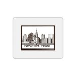 Tapis de souris rectangle imprimé new york city Tapis de souris rectangle imprimé new york city