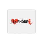 Tapis de souris rectangle j'aime le rh�ne 2