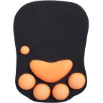 Tapis de souris avec repose poignet, tapis de souris ergonomique, tapis de souris chat kawaii, tapis ...