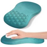 Tapis de souris avec repose - poignet, tapis souris ergonomique, mousse a mémoire de forme avec base ... Tapis de souris avec repose - poignet, tapis souris ergonomique, mousse a mémoire de forme avec base ...