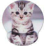 Tapis de souris avec repose - poignet, repose - poignet ergonomique noir pur, coussin de poignet antidrapant ...