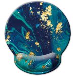 Tapis de souris avec repose - poignet, repose - poignet ergonomique noir pur, coussin de poignet antidrapant ...