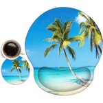 Tapis de souris avec repose poignet en gel, tapis de souris ergonomique, confort avec repose - poignet ...