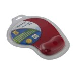 Tapis de souris avec repose poignet en gel esperanza ea137r (rouge)