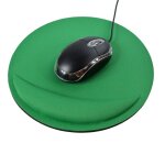 Tapis de souris avec repose - poignet rond en gel, pour ordinateur pc et portable, anti - glissement