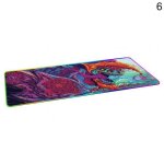Tapis de souris avec rtroclairage led rgb, xxl, motif de lumire de lion des neiges, dessin anim, ...