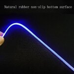 Tapis de souris rgb lumineux antid�rapant 400x900mm effet d�grad� couleurs yonis