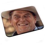 Tapis de souris ronald reagan president etats unis chapeau cowboy Tapis de souris ronald reagan president etats unis chapeau cowboy
