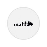 Tapis de souris rond b�b� �volution quad