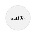 Tapis de souris rond b�b� �volution saut � la perche