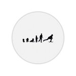 Tapis de souris rond b�b� �volution skate