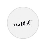 Tapis de souris rond b�b� �volution ski
