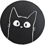 Tapis de souris rond en caoutchouc antidrapant pour ordinateur portable, tapis de souris mignon motif ...