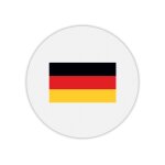 Tapis de souris rond drapeau allemagne