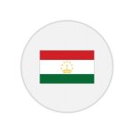 Tapis de souris rond drapeau tadjikistan