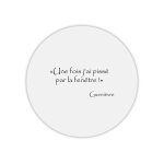 Tapis de souris rond gueni�vre piss� par la fen�tre citation kaamelott