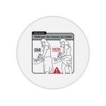 Tapis de souris rond imprim� nettoyer