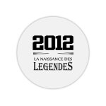Tapis de souris rond imprimé anniversaire 2012 légendes Tapis de souris rond imprimé anniversaire 2012 légendes