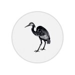 Tapis de souris rond imprim� chasse oiseau 5