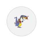 Tapis de souris rond imprim� dragon 5