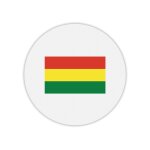 Tapis de souris rond imprim� drapeau bolivie