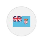 Tapis de souris rond imprim� drapeau fidji